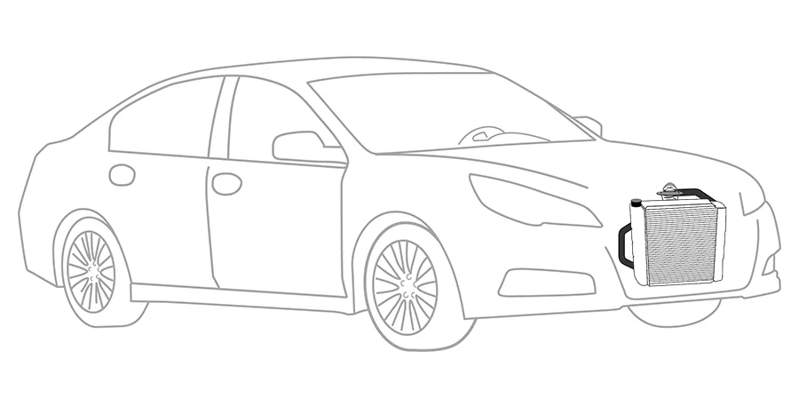 Radiator Hose Replacement illustration