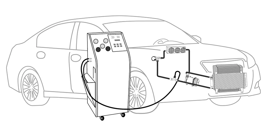 Air Conditioning System Service illustration