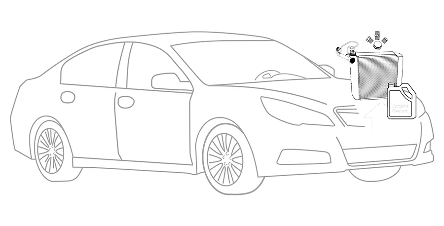 Cooling System Pressure Test illustration