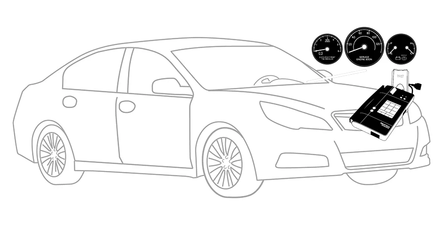 Dashboard Warning Diagnostic illustration
