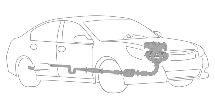 Muffler Replacement illustration