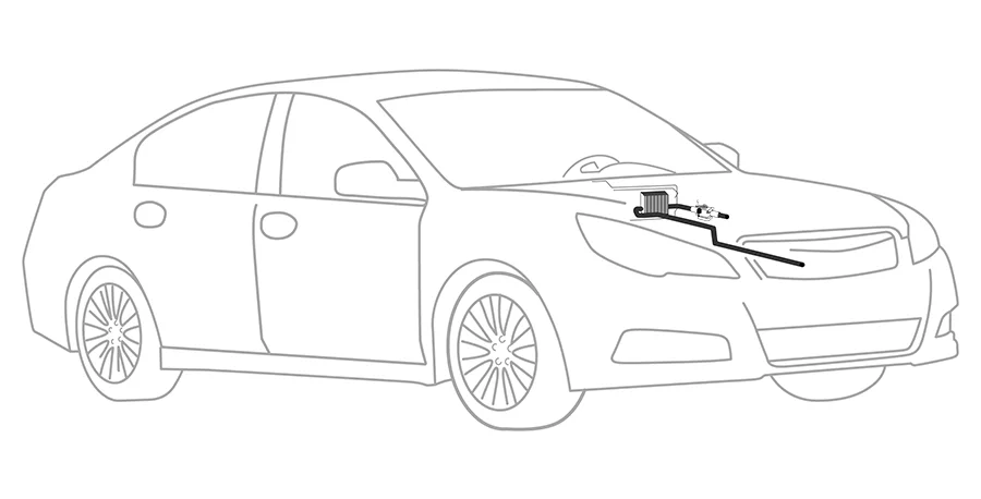 Heater Hose Replacement illustration