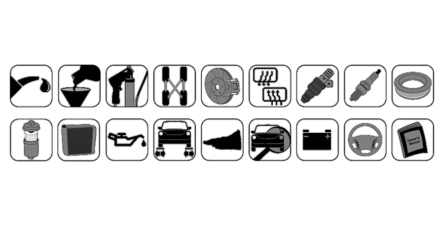 180,000 Mile Service illustration