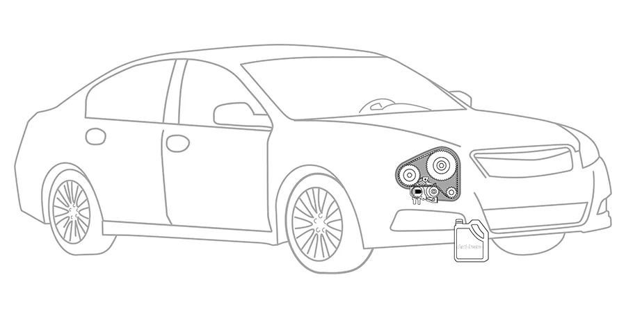 Timing Belt Replacement illustration