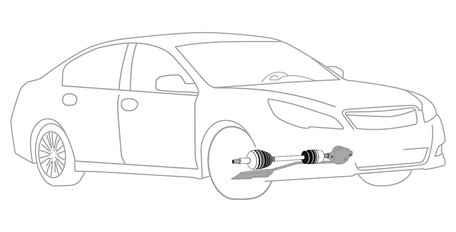 CV Axle Replacement illustration