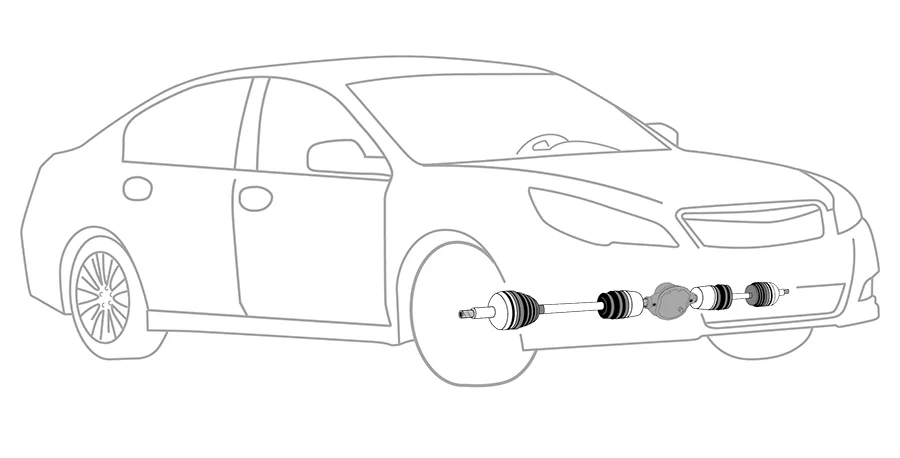 CV Axle Inspection illustration