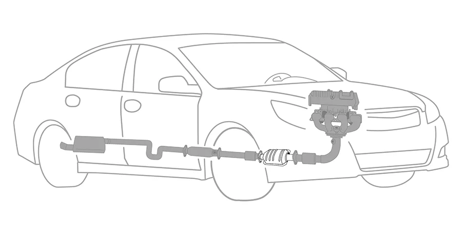 Catalytic Converter Replacement illustration